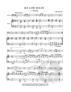 Six Low Solos von Eric Hughes 