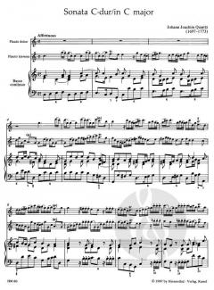 Triosonate C-Dur von Johann Joachim Quantz (Download) 