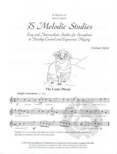 35 Melodic Studies for Saxophone von Paul Harvey 