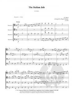 The Italian Job von Johann Sebastian Bach 