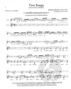 Two Songs Op.91/1 & Op.91/2 (Johannes Brahms) 