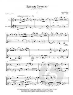 Serenata Notturno von Alan Ridout für Holzbläser Duo im Alle Noten Shop kaufen