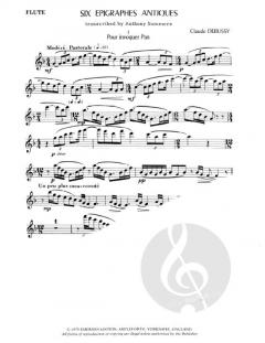 Six Epigraphes Antiques von Claude Debussy 