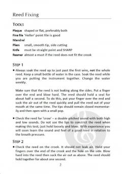 Reed Fixing And Other Tips (William Spencer) 