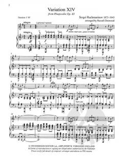 Six Rachmaninov Pieces von Sergei Rachmaninow 