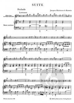 Suite e-Moll op. 5/2 (Jacques-Martin Hotteterre) 