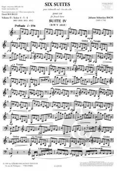 Six Suites Vol. 2 von Johann Sebastian Bach für Horn