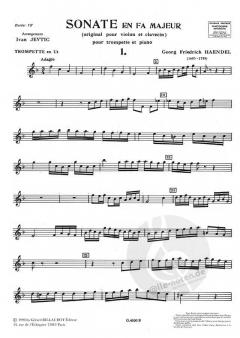 Sonate en Fa Majeur von Georg Friedrich Händel 