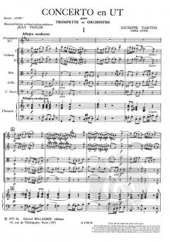 Concerto en Ut von Guiseppe Tartini 
