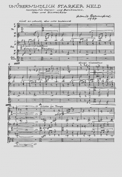 Unüberwindlich starker Held BoWV 62 (Helmut Bornefeld) 