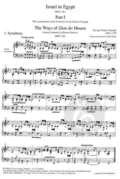 Israel in Egypt - Part I von Georg Friedrich Händel (Download) 
