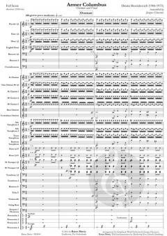 Armer Columbus von Dmitri Schostakowitsch (Download) 