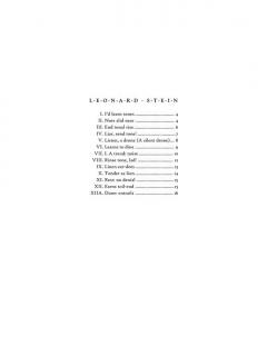 Leonard Stein Anagrams von John Harbison 