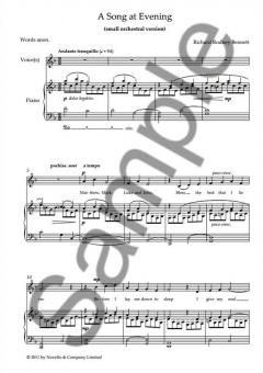 A Song At Evening von Richard Rodney Bennett 