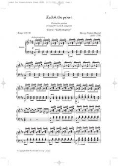 Zadok The Priest von Georg Friedrich Händel 