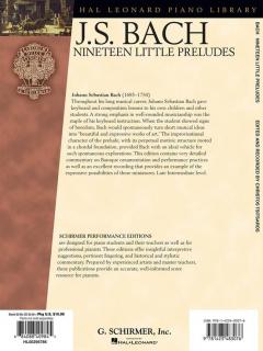 19 Little Preludes von Johann Sebastian Bach 