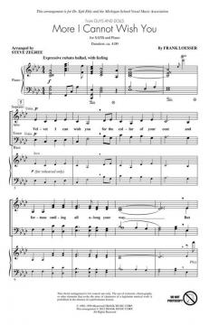 More I Cannot Wish You (Download) 