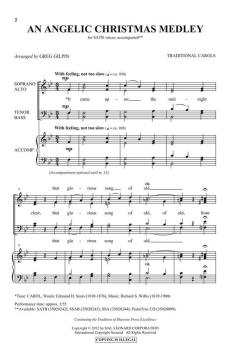 An Angelic Christmas Medley (Download) 