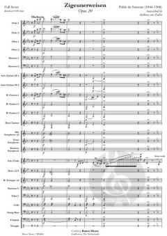 Zigeunerweisen op. 20 von Pablo de Sarasate (Download) 