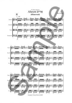 Aheym (String quartet score and parts) von Bryce Dessner (Download) 