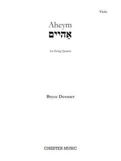 Aheym (String quartet score and parts) von Bryce Dessner (Download) 