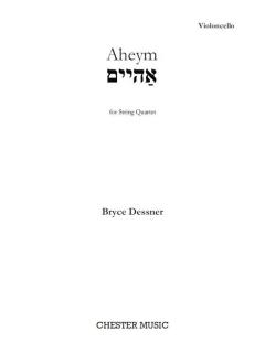 Aheym (String quartet score and parts) von Bryce Dessner (Download) 