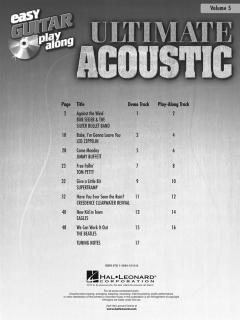 Easy Guitar Play-Along Vol. 5: Ultimate Acoustic 