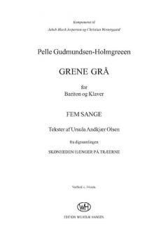 Grene Gra von Pelle Gudmundsen-Holmgreen 