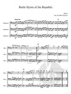 Trios For Trombones von John Cacavas 