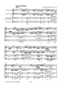 Duplex Genius, Sonaten I-III von Johann Christoph Pez 
