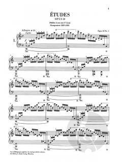 Etüden von Frédéric Chopin 