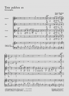 Tota pulchra es; Pange lingua (Anton Bruckner) 