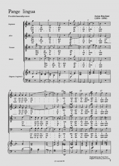 Tota pulchra es; Pange lingua (Anton Bruckner) 