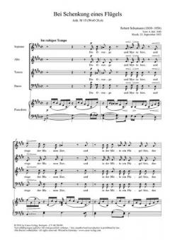 Bei Schenkung eines Flügels von Robert Schumann (Download) 
