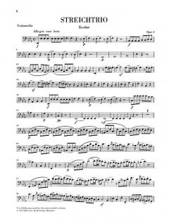 Streichtrios op. 3, 8 und 9 und Streichduo WoO 32 von Ludwig van Beethoven im Alle Noten Shop kaufen (Stimmensatz)