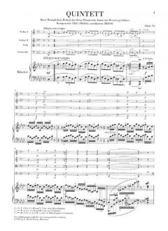 Klavierquintett f-moll op. 34 von Johannes Brahms 