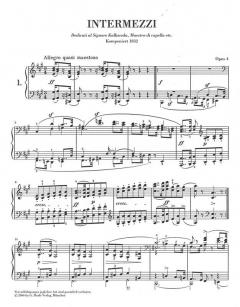Intermezzi op. 4 von Robert Schumann 