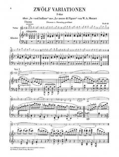 Variationen, Rondo, Tänze von Ludwig van Beethoven für Klavier und Violine im Alle Noten Shop kaufen