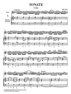 Flötensonaten Band 2 von Johann Sebastian Bach im Alle Noten Shop kaufen