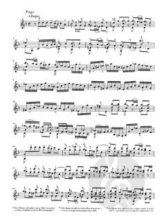 Sonaten und Partiten BWV 1001-1006 von Johann Sebastian Bach für Violine solo (unbezeichnete und bezeichnete Stimme) im Alle Noten Shop kaufen