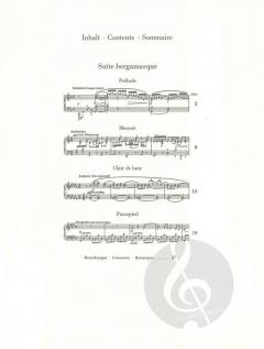 Suite bergamasque von Claude Debussy 
