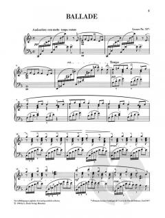 Ballade von Claude Debussy 