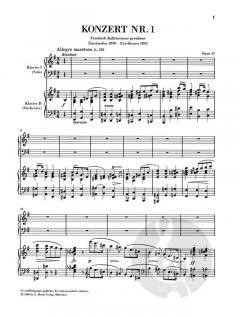 Klavierkonzert Nr. 1 e-Moll Op. 11 von Frédéric Chopin im Alle Noten Shop kaufen - HN419