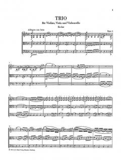 Streichtrios und Streichduo von Ludwig van Beethoven im Alle Noten Shop kaufen (Partitur)