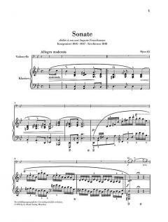 Sonate für Violoncello und Klavier g-moll op. 65 von Frédéric Chopin im Alle Noten Shop kaufen