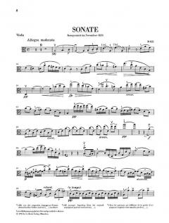 Arpeggionesonate a-moll D 821 (op. post.) von Franz Schubert 
