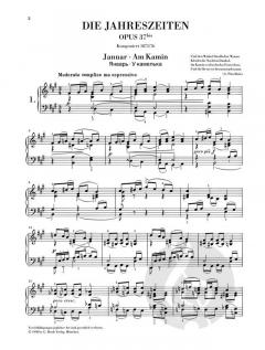 Die Jahreszeiten op. 37bis von Pjotr Iljitsch Tschaikowski 