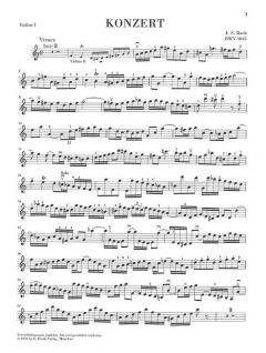 Konzert in d-Moll BWV 1043 von Johann Sebastian Bach für 2 Violinen und Orchester im Alle Noten Shop kaufen - HN672
