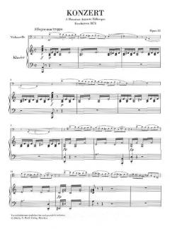 Konzert für Violoncello und Orchester Nr. 1 a-moll op. 33 von Camille Saint-Saëns im Alle Noten Shop kaufen