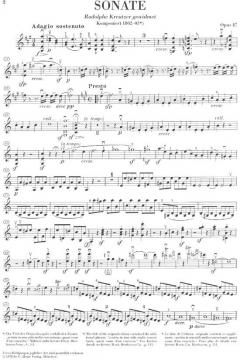 Sonate A-dur op. 47 von Ludwig van Beethoven 